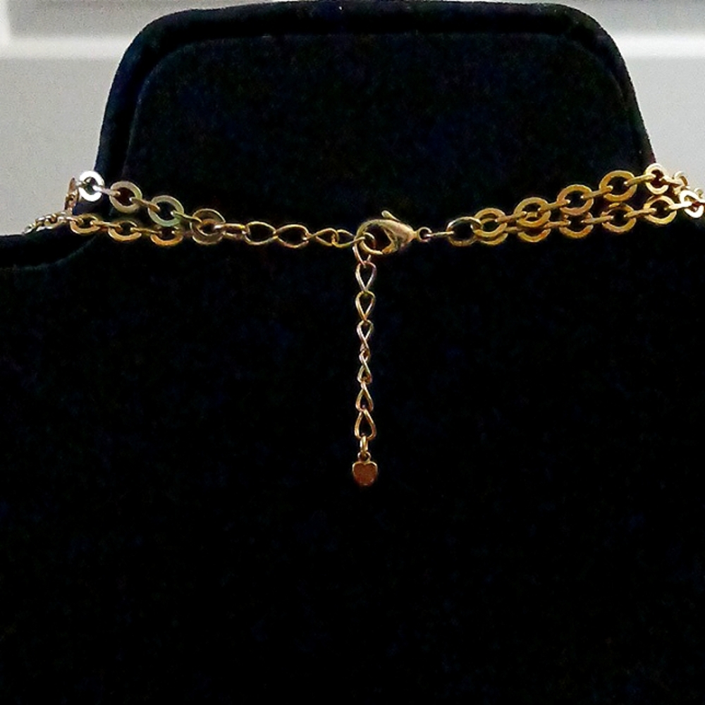 Gold Tone Rollo Necklace - Picture 3 of 5